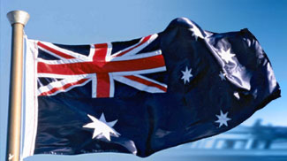 Flag of the Commonwealth of Australia.  From http://www.itsanhonour.gov.au/flying_flag.html